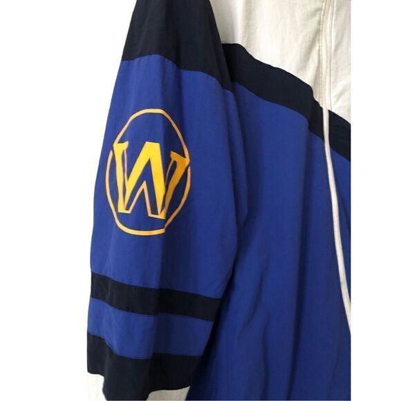 Golden State Warriors Hooded Windbreaker Men’s Size XL - Picture 2 of 9